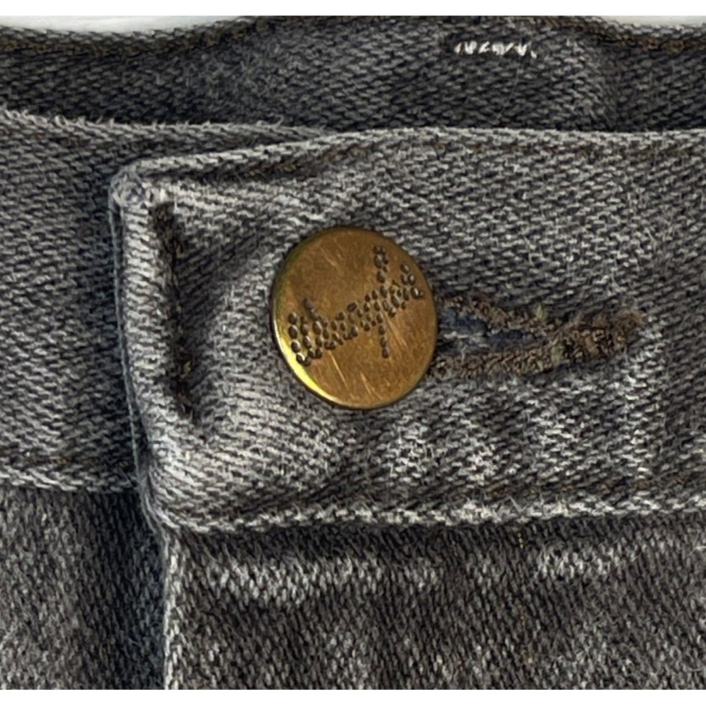 Wrangler Jeans Mens 36x30 Black Cowboy Cut 13MWZ Dark Wash Rodeo Western Y2K - Picture 5 of 6